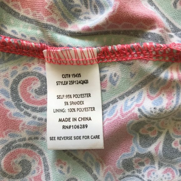 Pink Paisley Keyhole Comfy Summer Dress - Picture 6 of 7